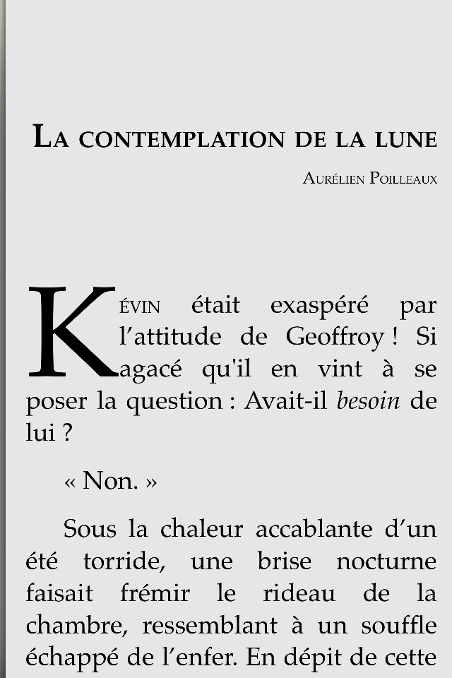 Application livre